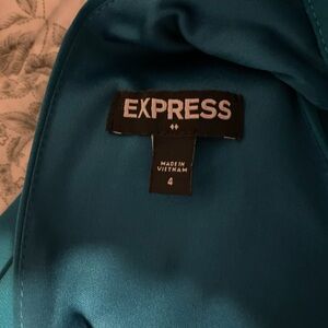 Express Teal Dress